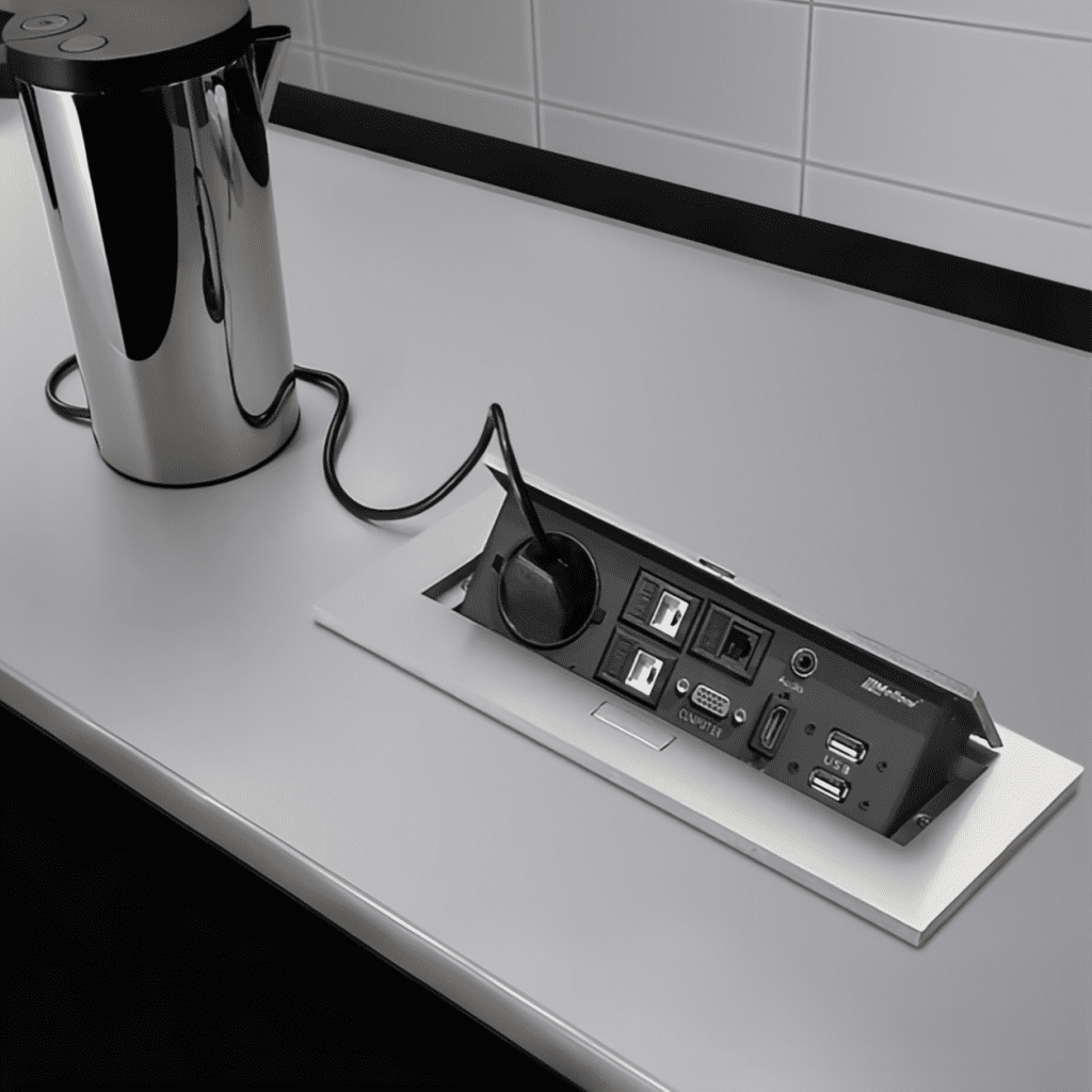 پریز توکار کابینتی ملونی مدل 10024
