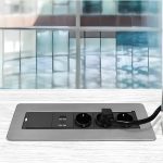 پریز توکار کابینتی برقی ملونی