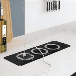 پریز توکار کابینتی با درپوش مگنتی
