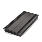 جاکابلی رومیزی آلومینیومی دوطرفه ملونی مدل 6022 رنگ مشکی