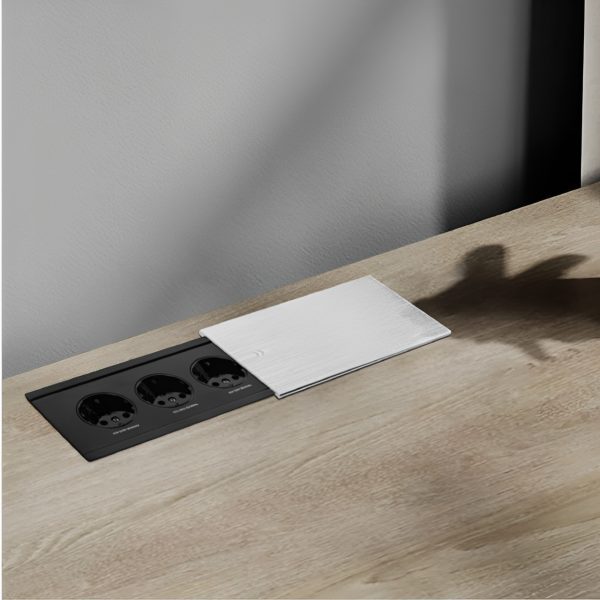 پریز توکار کابینتی کشویی ملونی مدل 10078