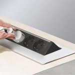 خرید پریز توکار کابینتی ملونی مدل 10022 رنگ سیلور