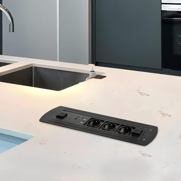 پریز توکار کابینتی تاچ ملونی