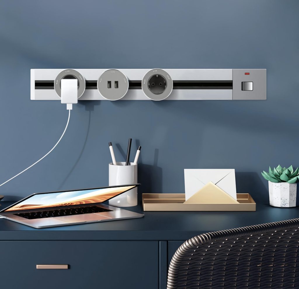 پریز توکار کابینتی Track Socket ملونی