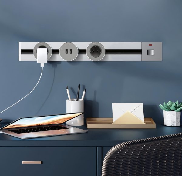 پریز توکار کابینتی Track Socket ملونی