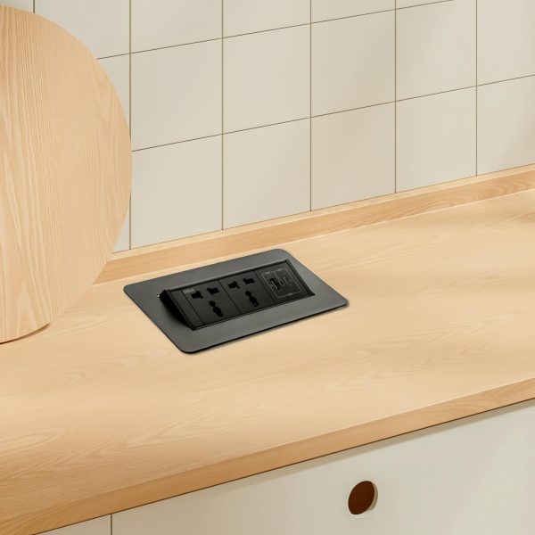 پریز توکار کابینت Universal ملونی مدل 10140