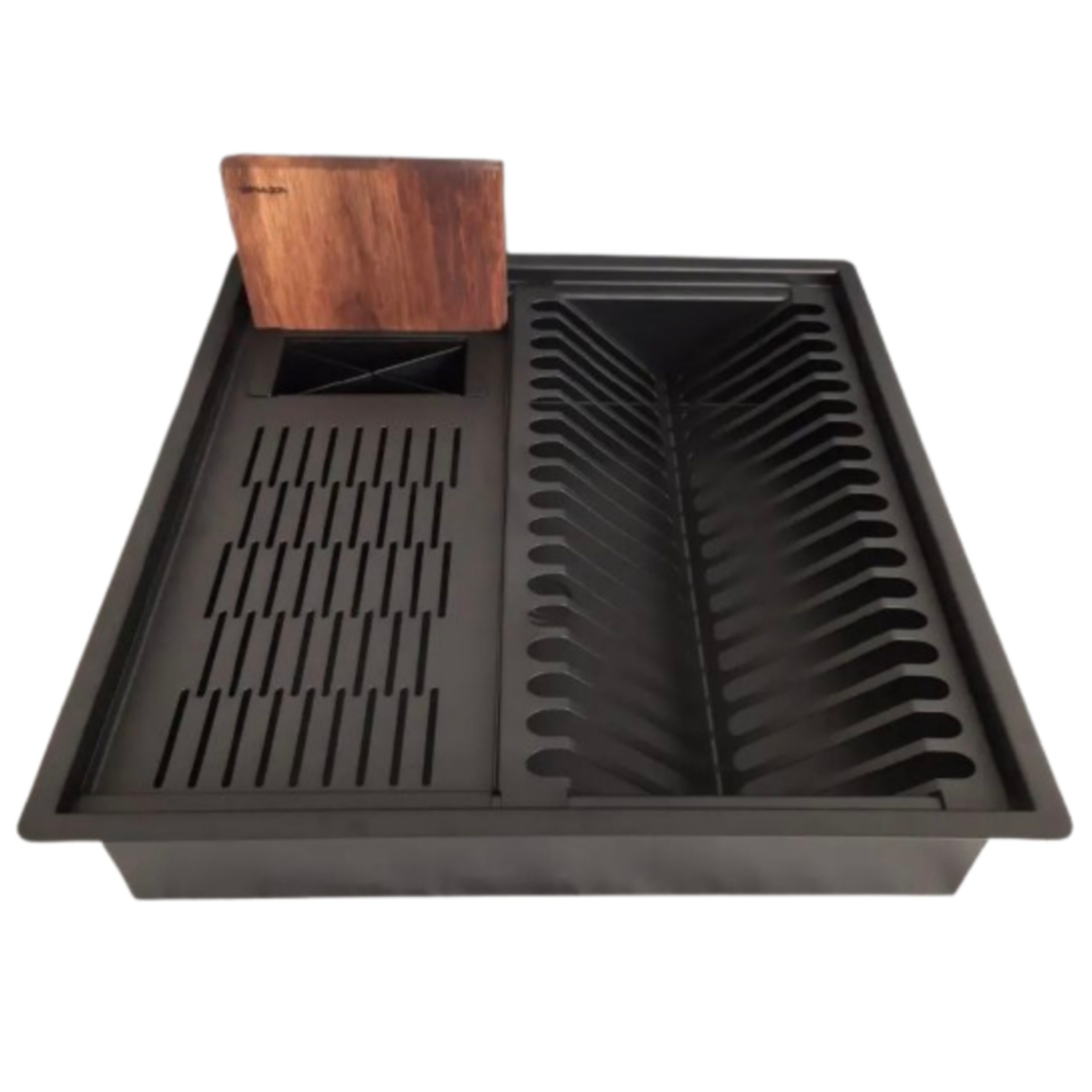 آبچکان استیل توکار پشت سینک آبچکان استیل توکار پشت سینک