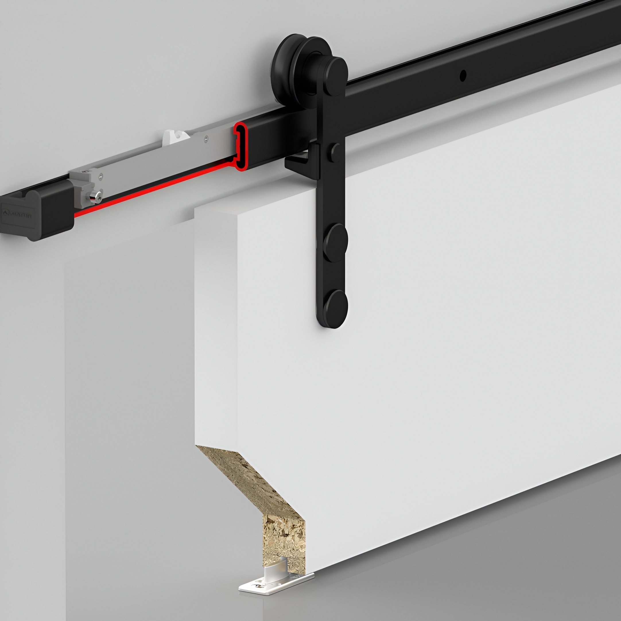 یراق درب ریلی آرام بند روستیک آلباتور مدل 8820 یراق درب ریلی آرام بند روستیک آلباتور مدل 8820