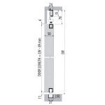 خرید مکانیزم درب مخفی کشویی آلباتور مدل 1000 و 1005