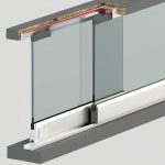 خرید و قیمت مکانیزم درب ریلی شیشه سبک آلباتور مدل 7702