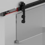 مکانیزم درب ریلی شیشه‌ای روستیک آلباتور مدل 119 8920