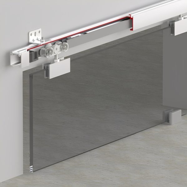 مکانیزم درب ریلی شیشه ای آرام بند آلباتور مدل 9030