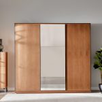 مکانیزم درب ریلی کمد دیواری سه درب