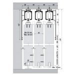 خرید مکانیزم درب پارتیشن ریلی آلباتور مدل 0251