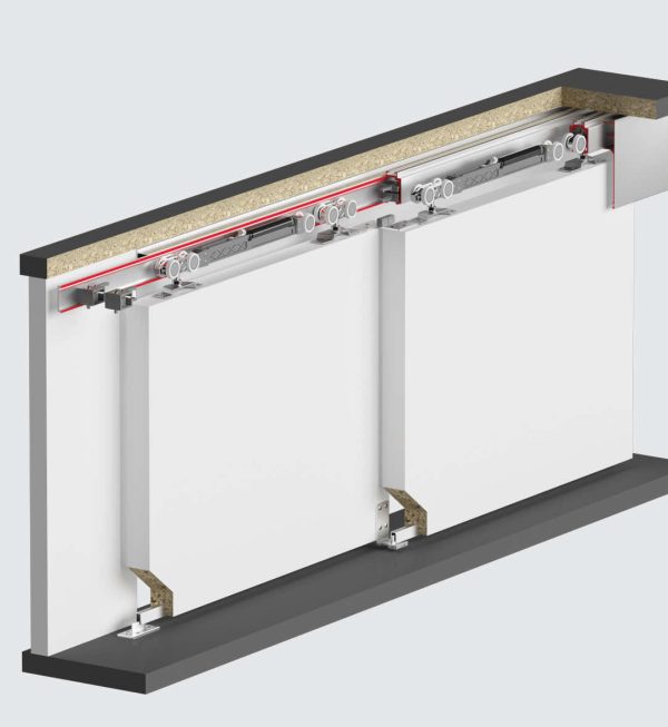 مکانیزم درب پارتیشن ریلی آلباتور مدل 0200