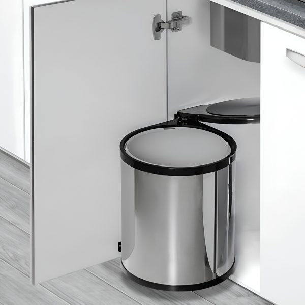 سطل زباله داخل کابینت گرد ۱۴ لیتری ملونی مدل ۹۱۳۰