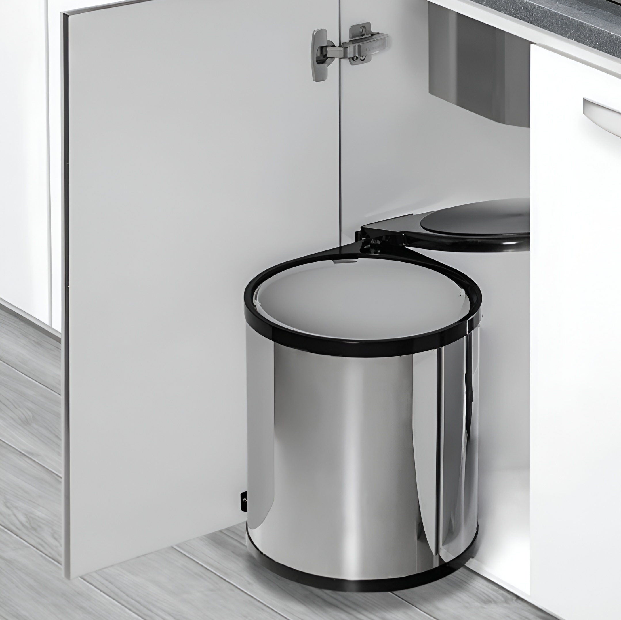 سطل زباله داخل کابینت گرد ۱۴ لیتری ملونی مدل ۹۱۳۰ سطل زباله داخل کابینت گرد ۱۴ لیتری ملونی مدل ۹۱۳۰