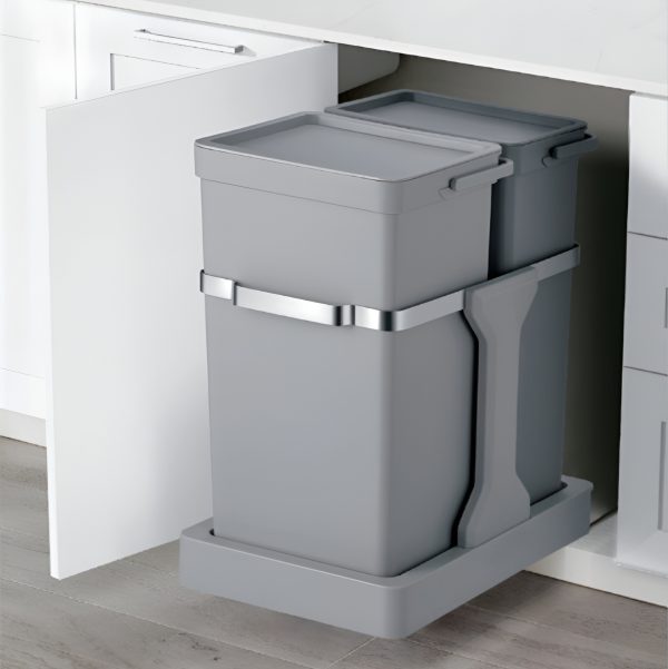 سطل زباله ریلی داخل کابینت ملونی مدل ۹۱۷۶