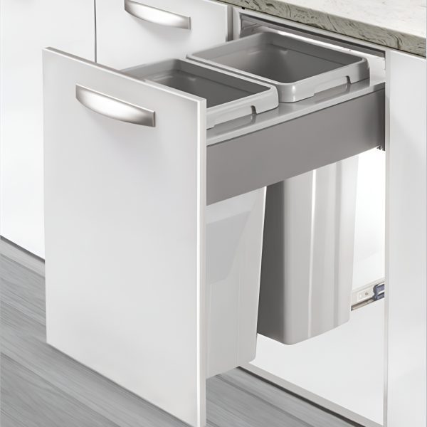 سطل زباله ریلی دوقلو ملونی مدل 9004