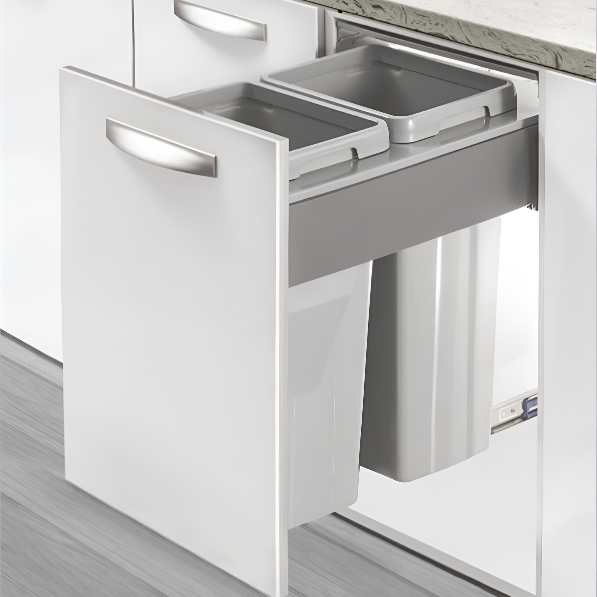 سطل زباله ریلی دوقلو ملونی مدل 9004 سطل زباله ریلی دوقلو ملونی مدل 9004