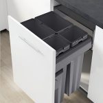 خرید سطل زباله داخل کابینت ریلی ملونی ۹۰۲۲