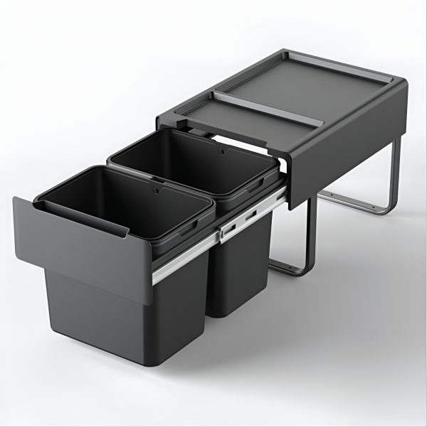 خرید سطل زباله توکار داخل کابینت ملونی ۹۱۹۰