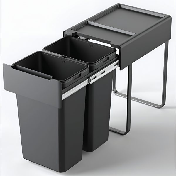 خرید سطل زباله کابینتی ریلی ملونی ۹۱۹۶