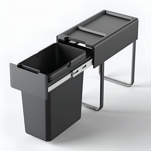 خرید سطل زباله داخل کابینت ریلی ملونی ۹۲۰۴