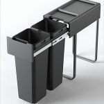 خرید سطل زباله داخل کابینت ریلی ملونی ۹۲۱۰