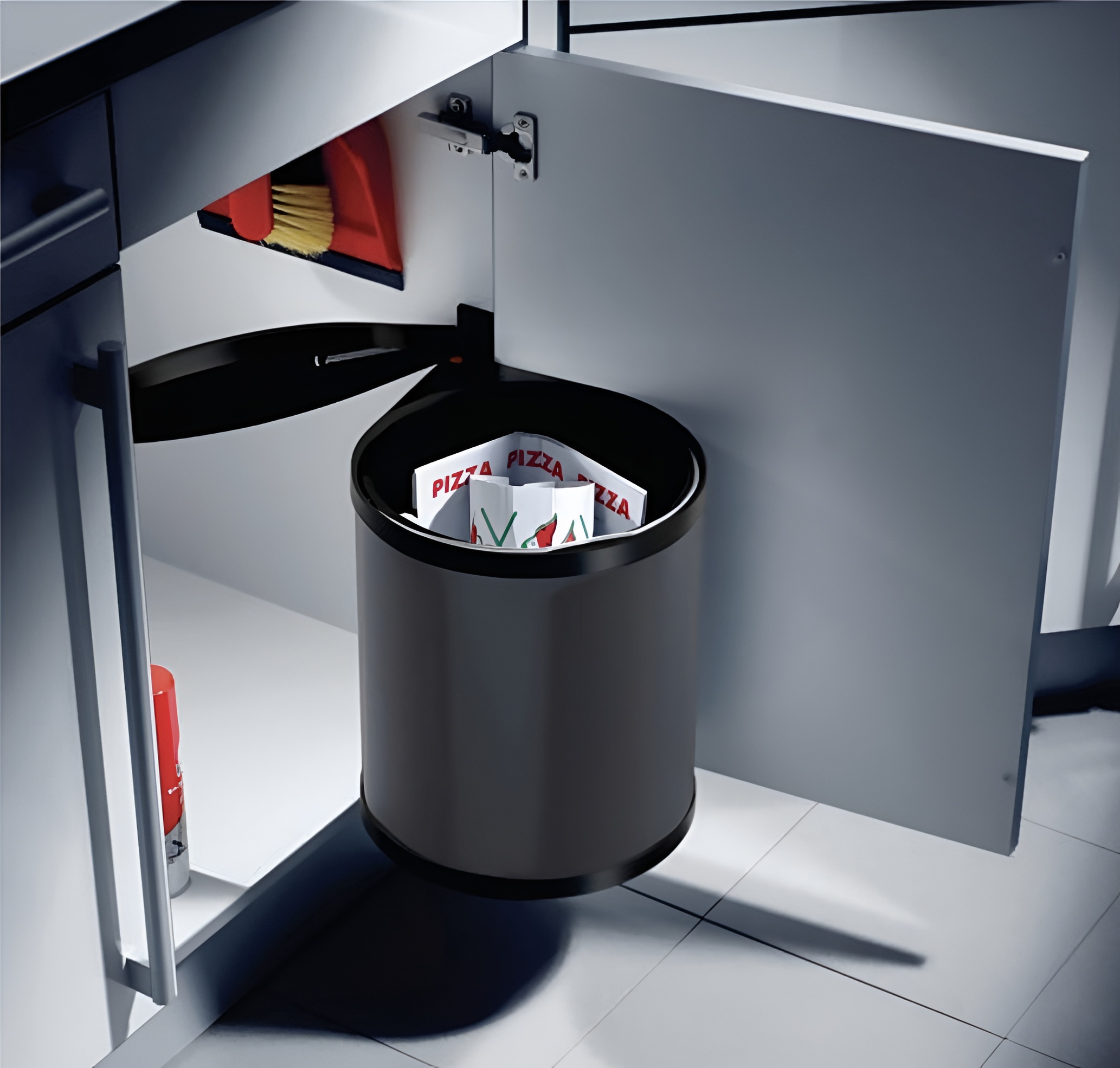 خرید سطل زباله کابینتی هایلو Q340 خرید سطل زباله کابینتی هایلو Q340