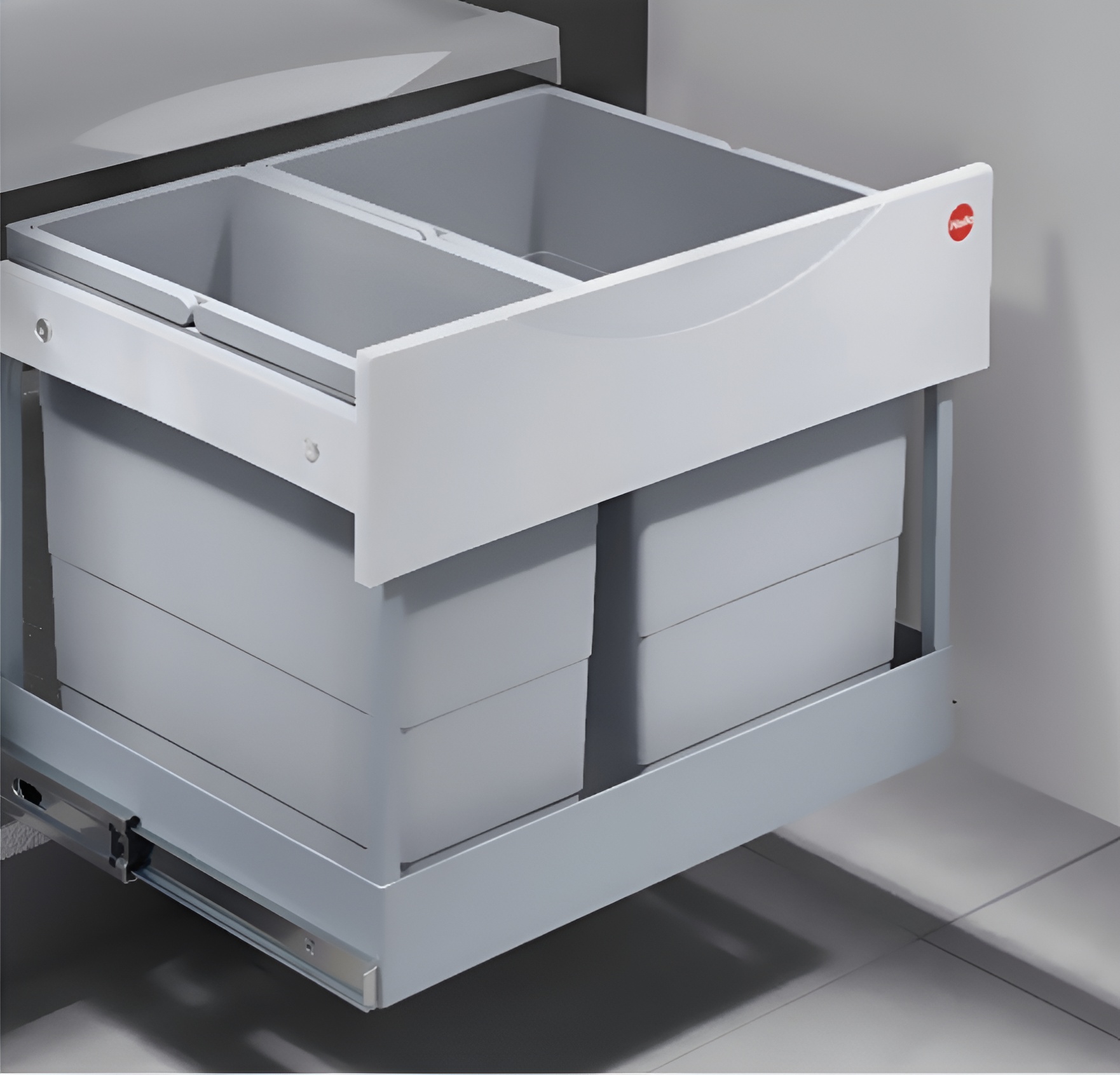 خرید سطل زباله ریلی کابینت هایلو Q160 خرید سطل زباله ریلی کابینت هایلو Q160