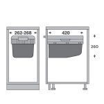 خرید و قیمت سطل جای برنج ریلی ملونی مدل ۹۲۰۲