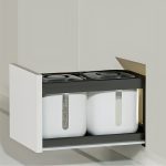 خرید سطل برنج کابینتی دوقلو ملونی مدل ۹۲۱۴