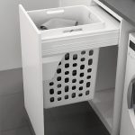 خرید سبد البسه چرک ریلی آرام بند ملونی ۹۱۵۱