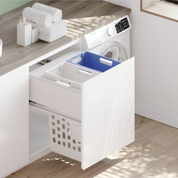 خرید سبد البسه چرک ریلی آرام بند فانتونی Q060