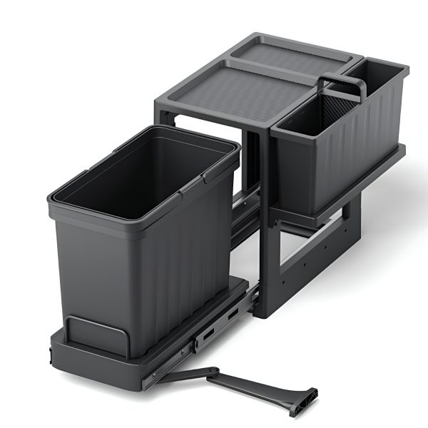 خرید سطل زباله زیر سینک ملونی مدل ۹۲۴۲ auto bin